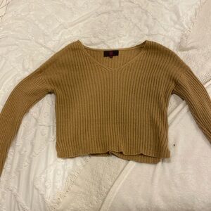 “NO BO” knit sweater